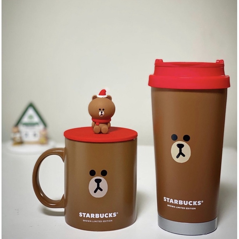 - CỐC SỨ/ BÌNH GIỮ NHIỆT ELMA STARBUCKS x LINE FRIENDS 2021