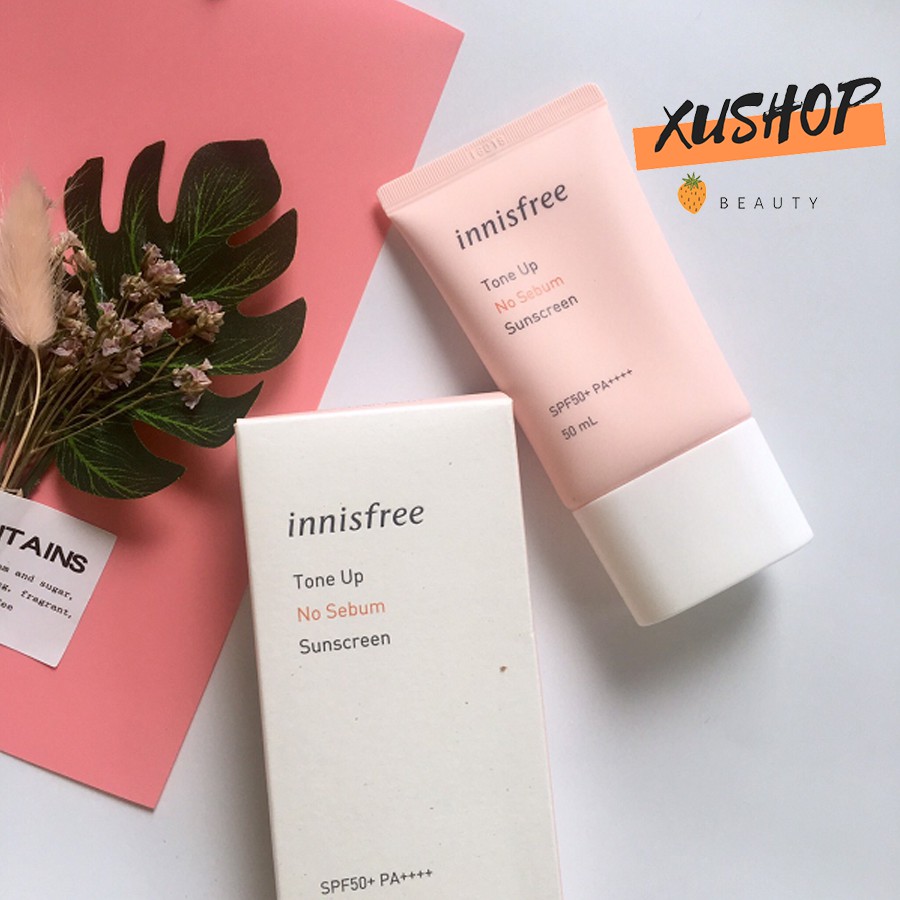 [Chính Hãng] Kem Chống Nắng Trắng da, kiềm dầu Innisfree Tone Up No