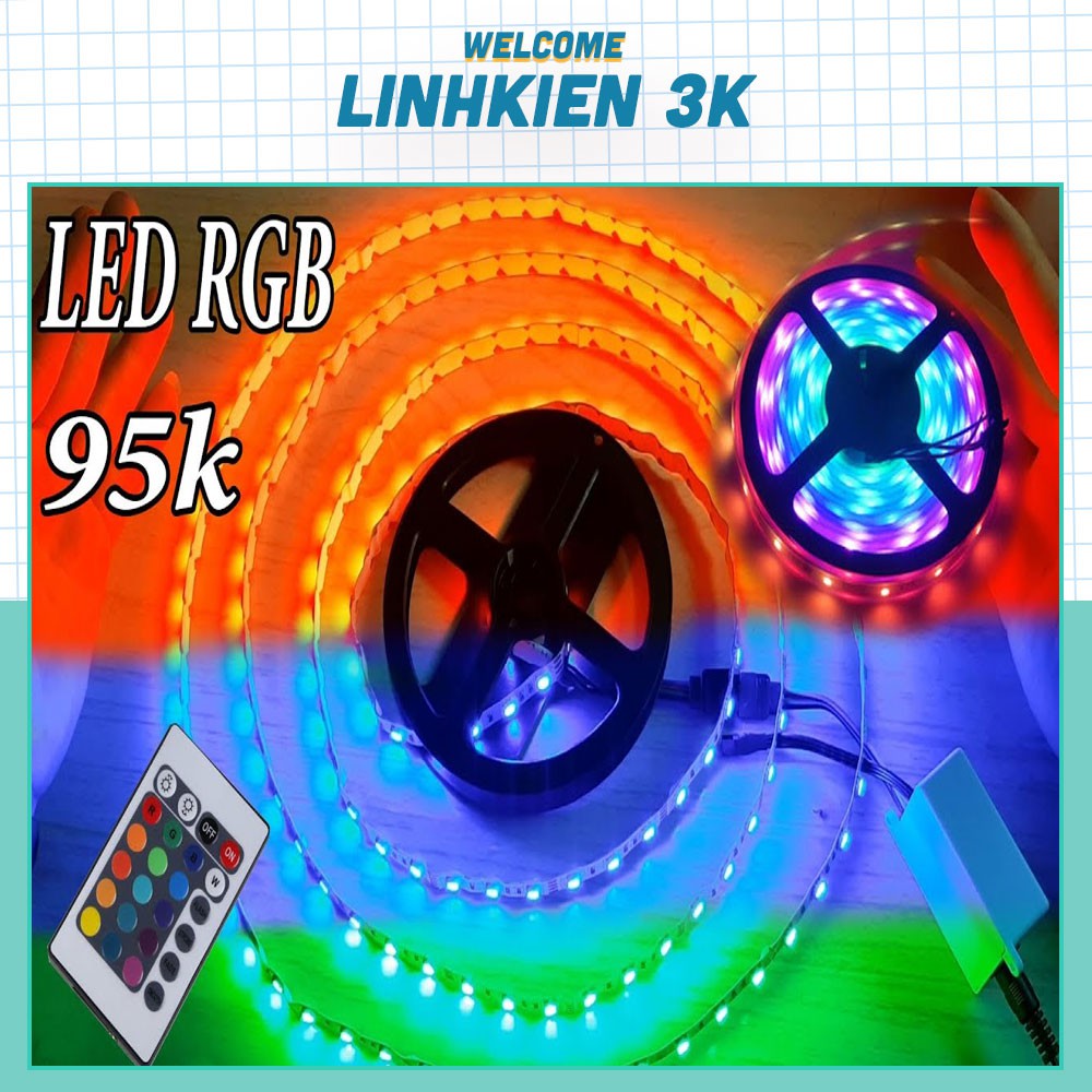 ComBo Trang Trí Led RGB 5050 , Led 7 Màu