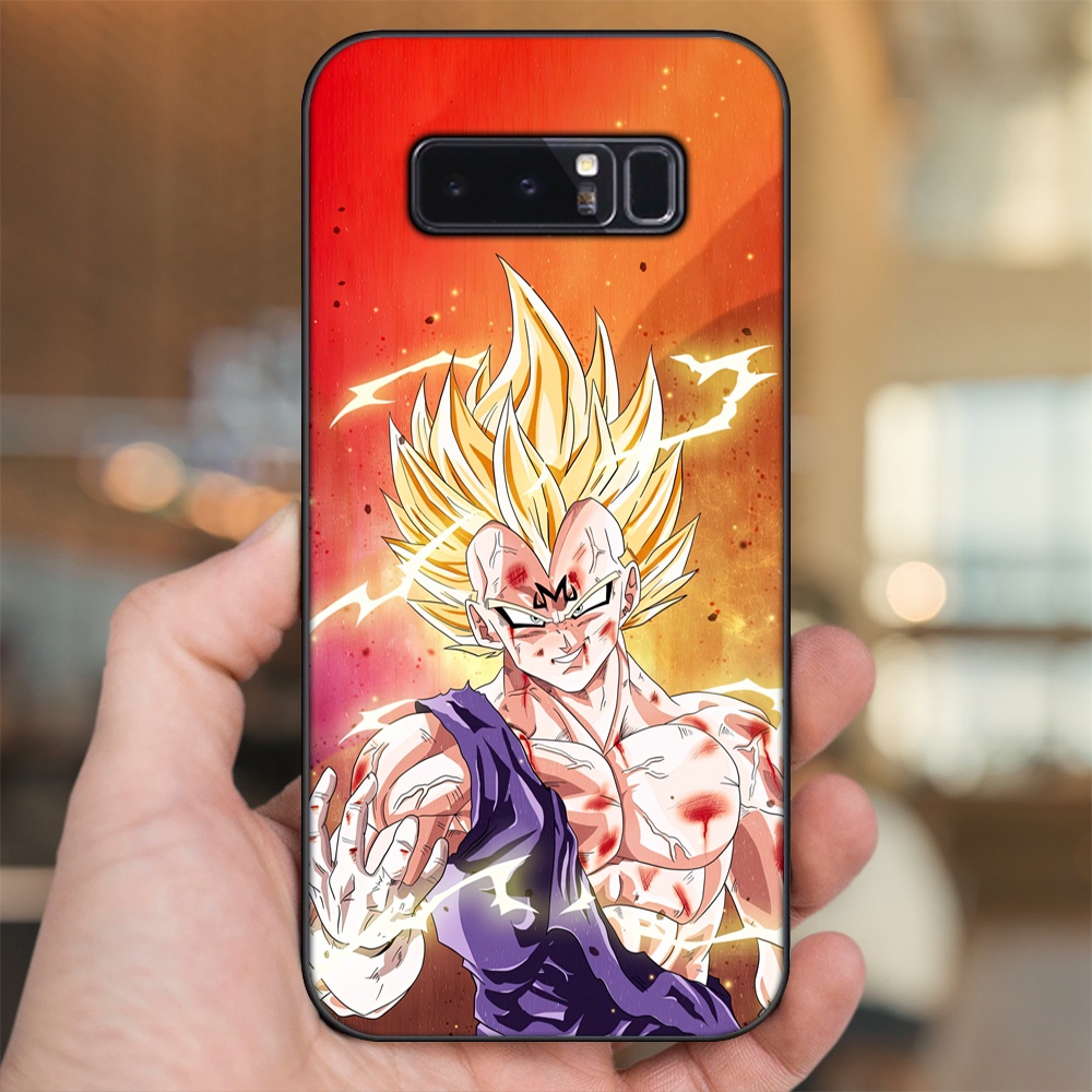 Ốp lưng Samsung Note 8 viền đen in hình Vegeta Dragon Ball