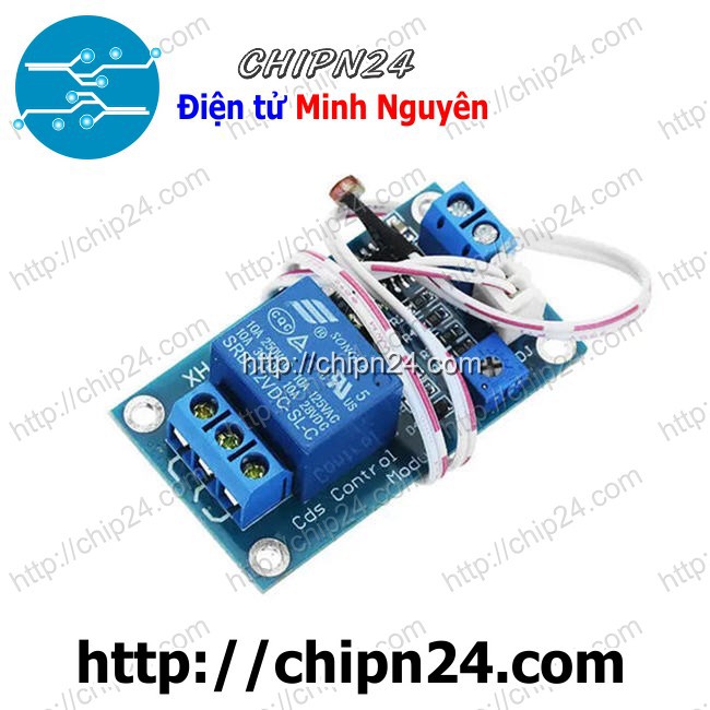 [1 pcs] Mạch Cảm biến Ánh Sáng Quang trở Relay XH-M131