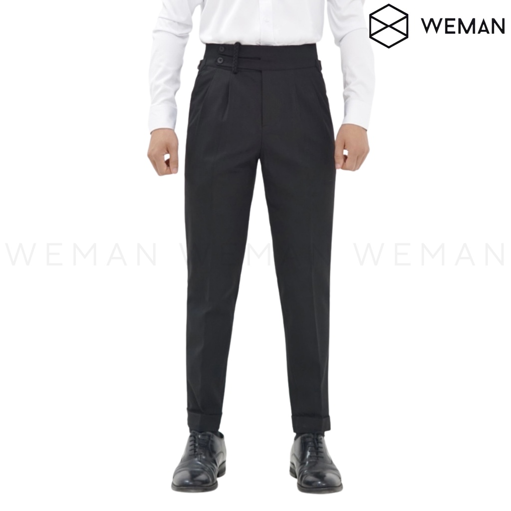Quần Tây Nam Cạp Cao Sidetab WEMAN, Thiết Kế Độc Quyền, Chất Liệu Cao Cấp Co Dãn Tốt, Dáng Slimfit-WMQ2102