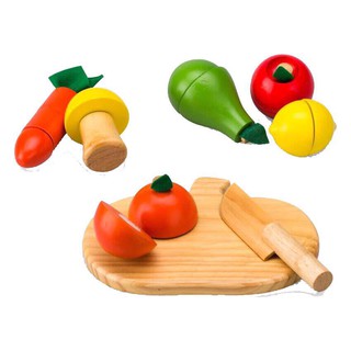 Khay cắt ghép hoa quả bằng gỗ