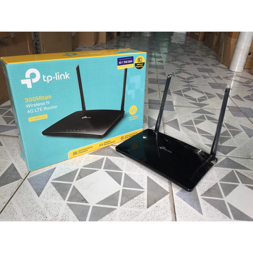 Bộ phát wifi  Tp-link TL-MR6400 4g không dây chuẩn N tốc độ 300Mbps . Chính hãng, BH 24 tháng