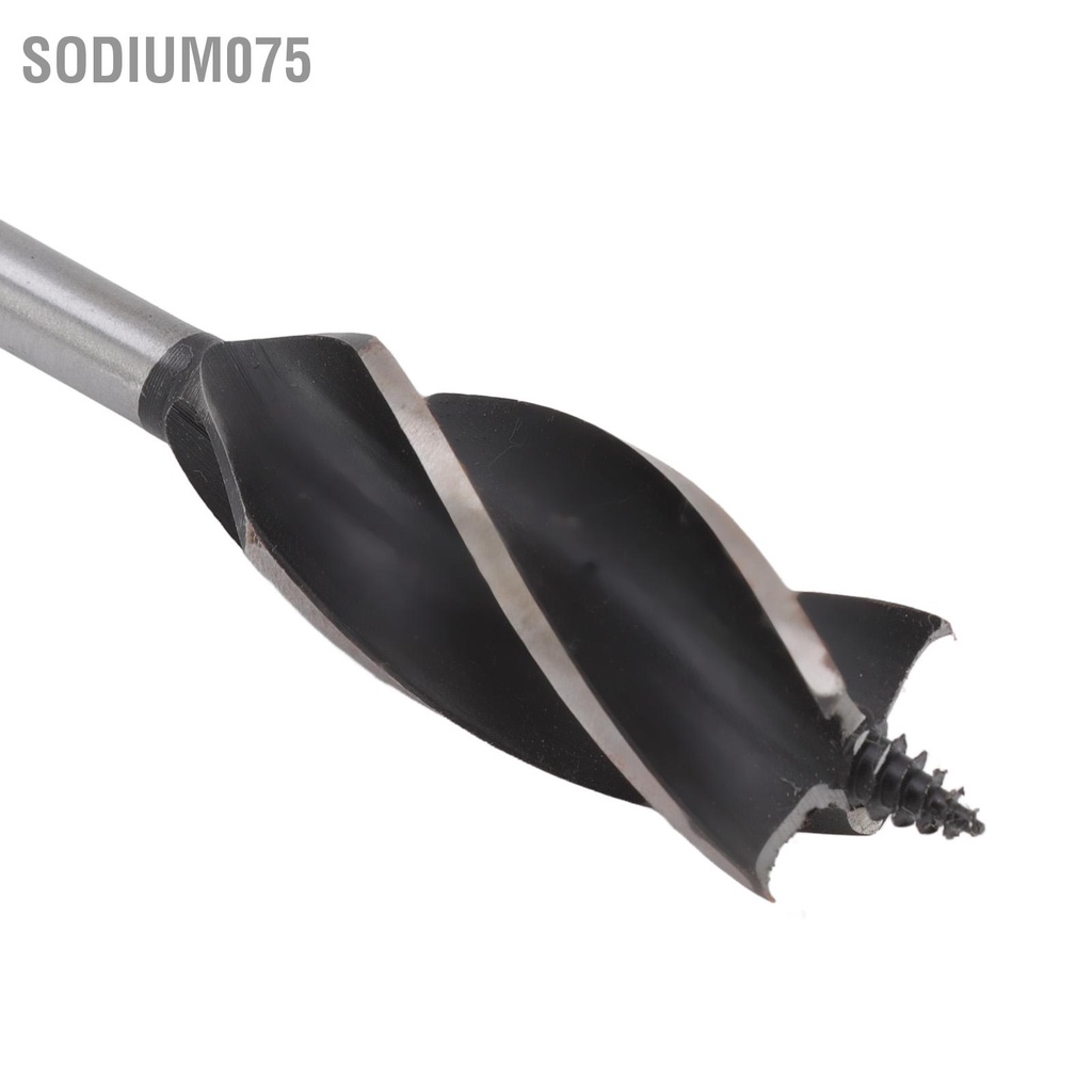 Sodium075 Hướng dẫn sử dụng Gỗ Auger Cờ lê Tay Survival Đa chức năng Dụng cụ đục lỗ Chế biến gỗ Màu nâu Vỏ da PU