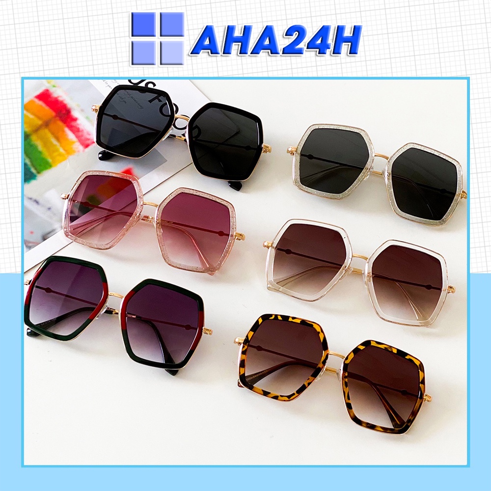 Kính mát nữ lục giác nhiều màu đẹp AH298