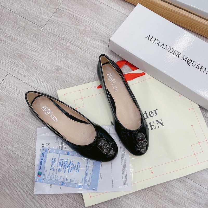 Giày bệt mcq da bóng fullbox