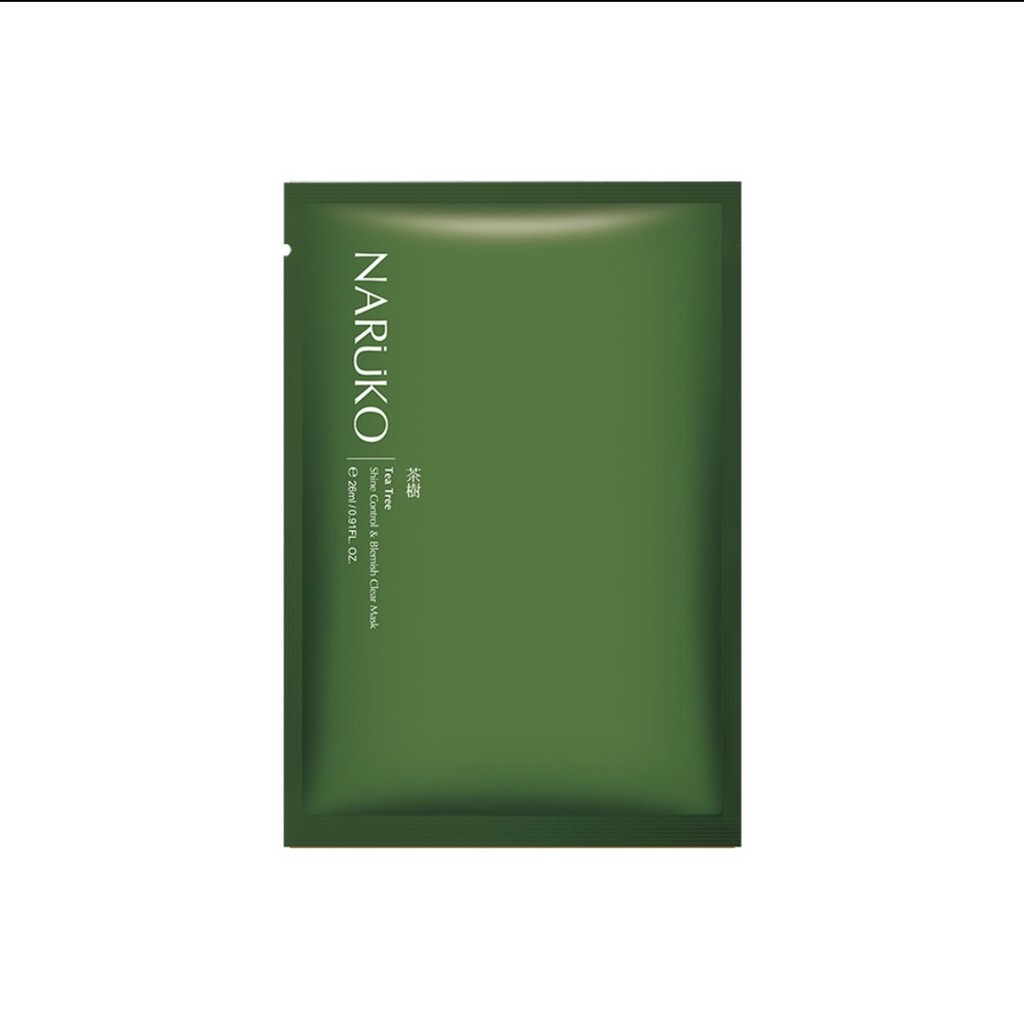 Mặt Nạ NARUKO Tea Tree Shine Control and Blemish Clear Mask