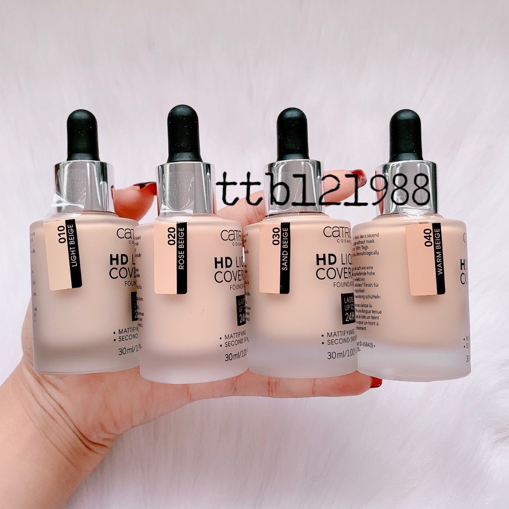 Kem Nền Catrice Cosmetic Hd Liquid Cover Coverrange 24h