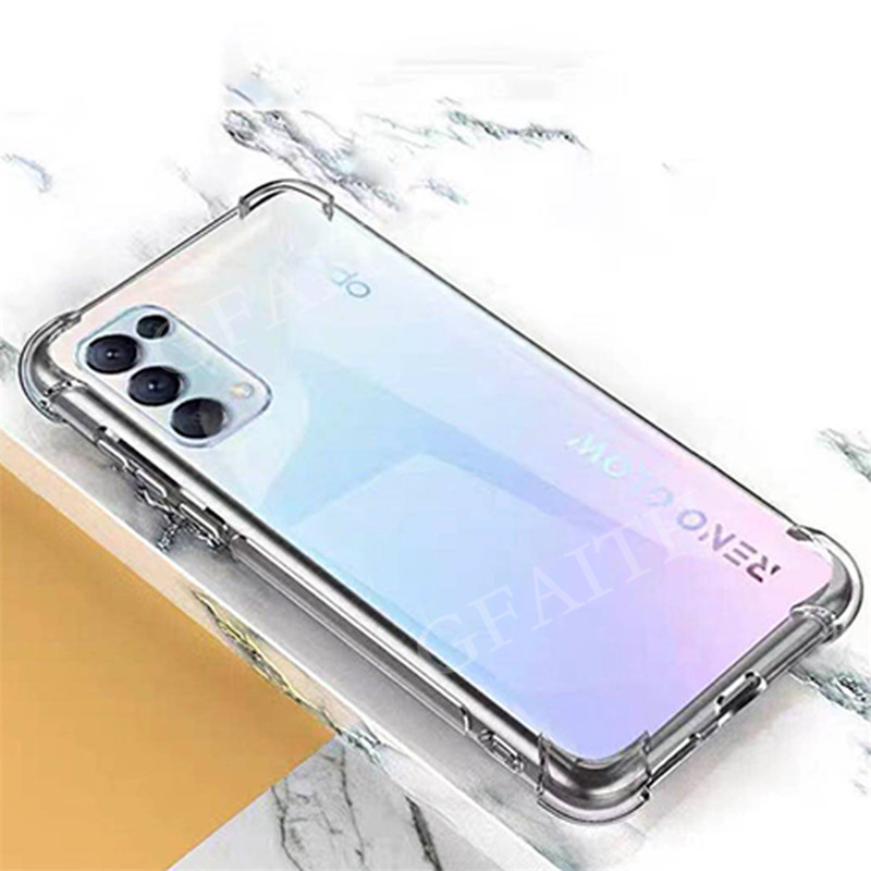 Ốp Điện Thoại tpu Mềm Trong Suốt Có Túi Khí Chống Sốc Cho oppo reno 5 pro 5g reno 4 pro 4g reno5 5pro reno4 4pro