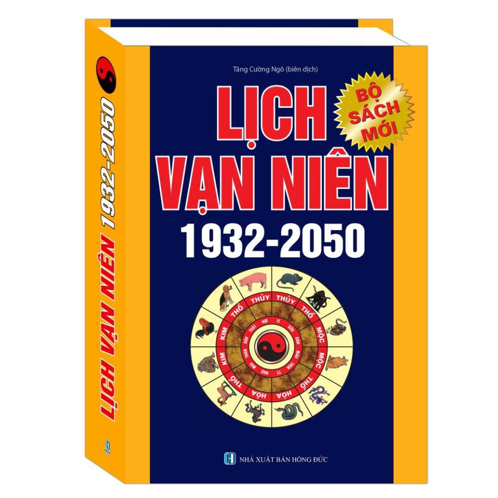 Sách - Lịch vạn niên 1932 - 2050 (bộ sách mới)