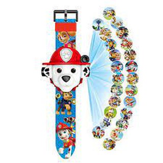 Đồng hồ đeo tay chiếu 24 hình 3D chú chó cứu hộ paw