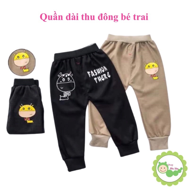 {10-16kg} Quần Dài Thu Đông cho bé trai, bé gái (Quần dạ)