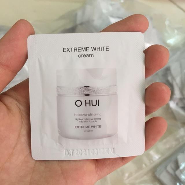 Combo 5 - 10 Gói kem Dưỡng trắng Chống Lão hóa da Ohui Extreme White