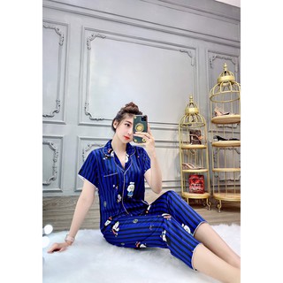 đồ bộ lụa satin pijama dài