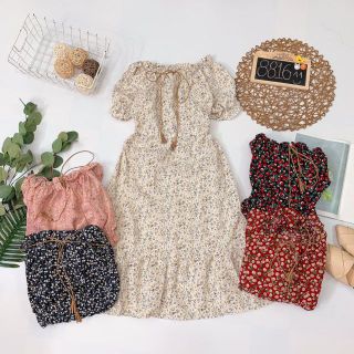 Đầm bẹt vai viền bèo QC
