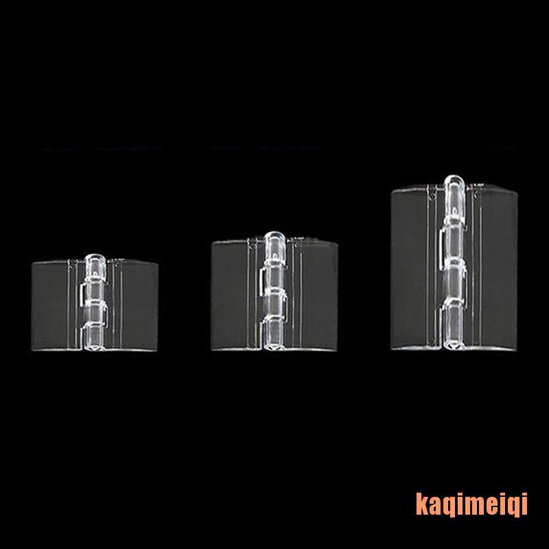 Set 10 bản lề acrylic trong suốt 5 kích thước tiện lợi