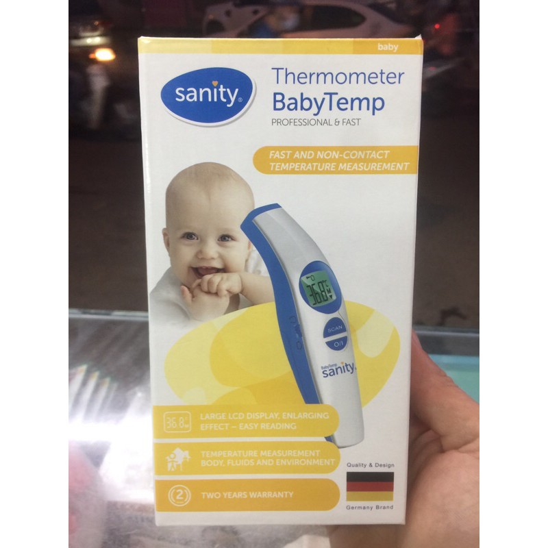 Nhiệt kế hồng ngoại đo trán Baby Temp Sanity AP 3116 3 trong 1