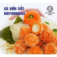 500G CÁ VIÊN SỐT MAYONNAISE CỐM ĐỎ ĐÓNG KHAY