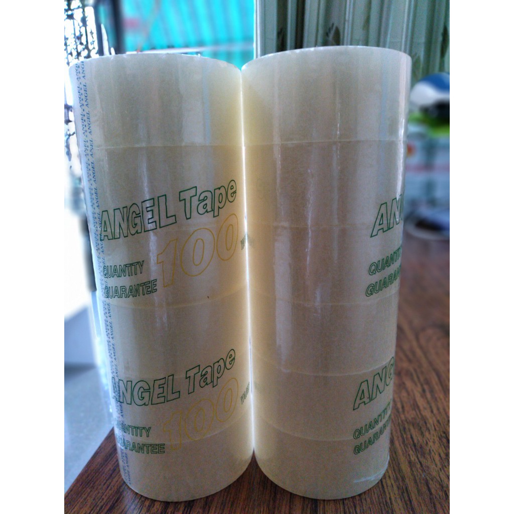 Băng keo trong 100 yard 5cm (6cuộn/cây)
