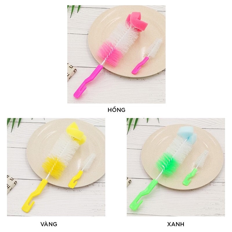 Cọ rửa bình sữa 2 chi tiết