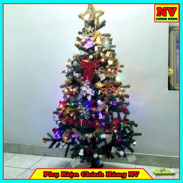 Cây thông noel 1m8 (180cm) trang trí giáng sinh cho nhà cửa, phòng khách, phòng ngủ hàng Việt Nam chất lượng cao