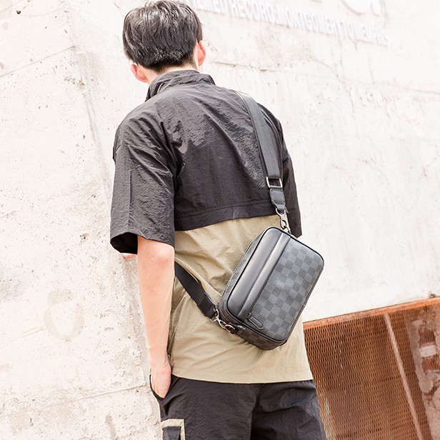 Túi Đeo Chéo Nam Nữ Họa Tiết Caro 💥 FREESHIP 💥 Túi Đeo Chéo Da Nam Nữ Thời Trang Đẹp Cao Cấp | BigBuy360 - bigbuy360.vn