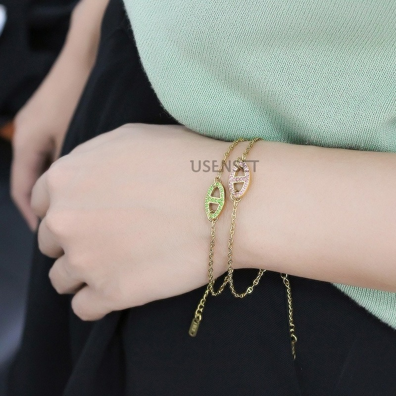 Vòng Cổ Mặt Hình Mũi Heo Bằng Thép Không Gỉ Phong Cách Mới Dễ Phối Đồ Thời Trang Mùa Hè Dành Cho Bạn Nữ YS415