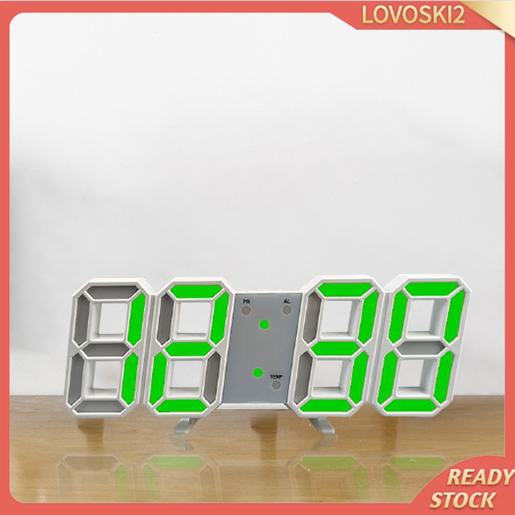 Đồng Hồ Báo Thức Điện Tử Có Đèn Led Kèm Cáp Usb