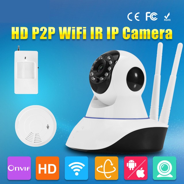 Camera Ip Wifi Không Dây Cctv Onvif Hd Antenna V388