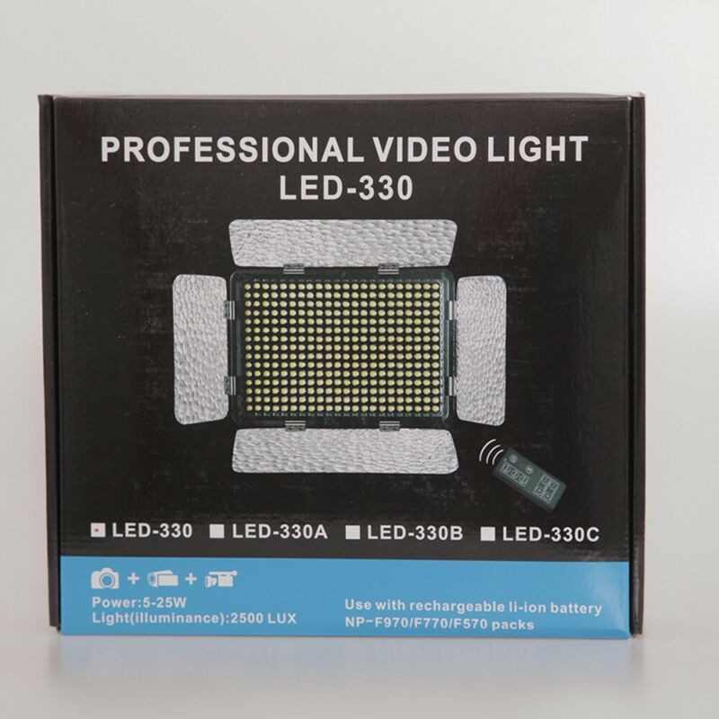 Đèn Led video light Kingma LED-330C + Adaptor Chính hãng