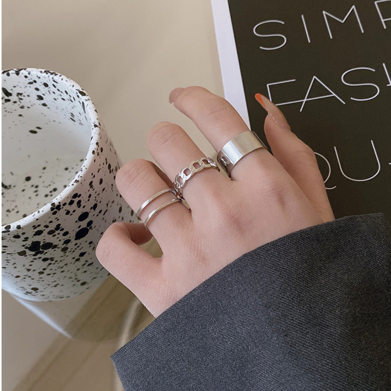 Set Nhẫn Đeo Tay Kiểu Dáng Thời Trang Phong Cách Cho Nữ