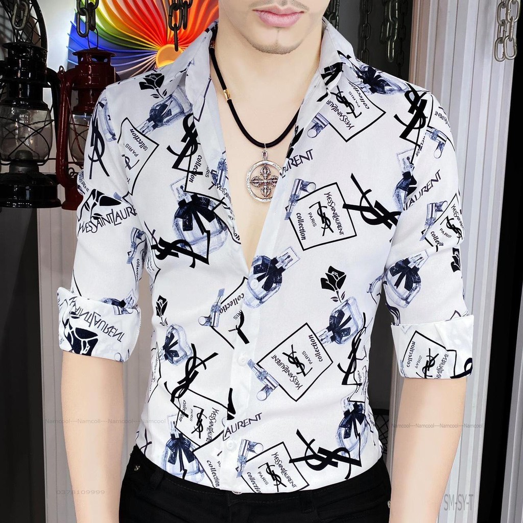 [SIÊU PHẨM]💥Áo sơ mi nam dài tay ❤️FREESHIP❤️ áo sơ mi kiểu hàn quốc họa tiết đẹp chất lụa thời trang cao cấp | BigBuy360 - bigbuy360.vn