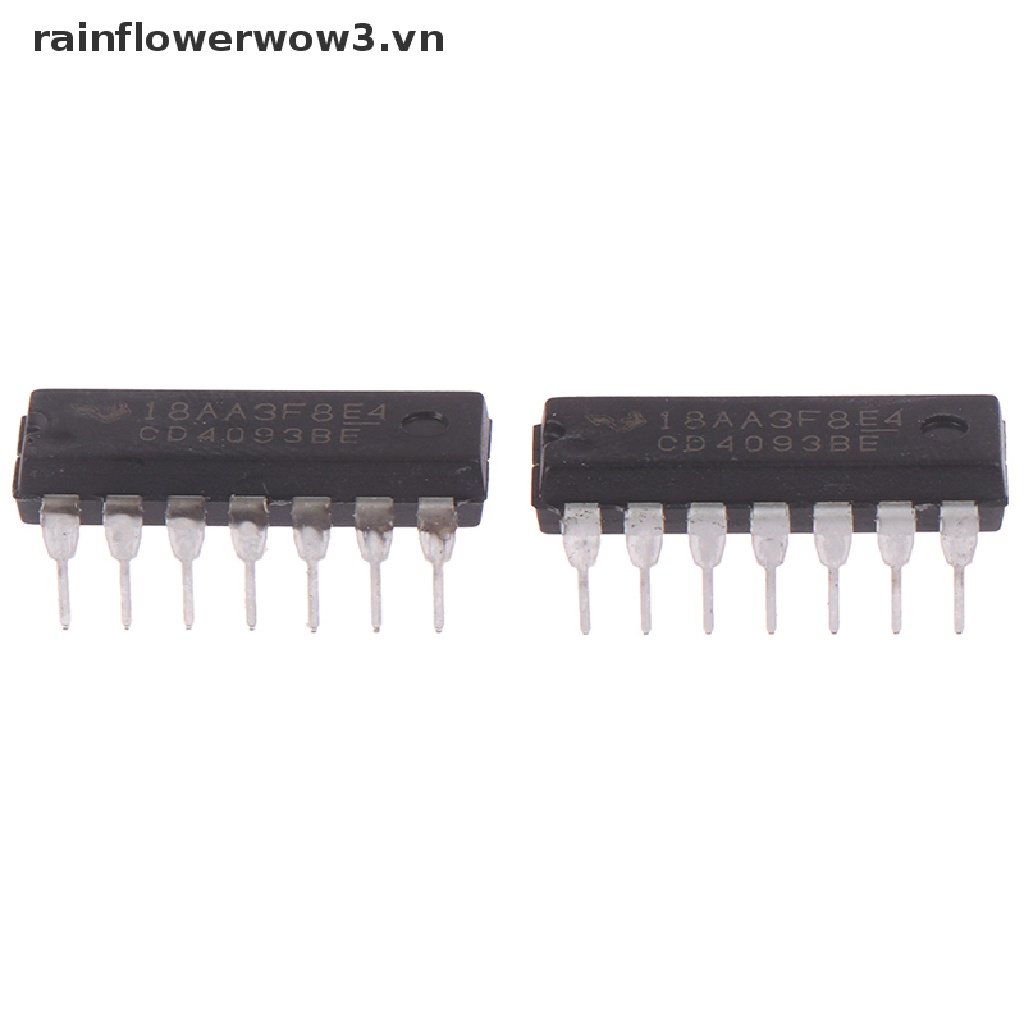 Bộ 10 Linh Kiện Điện Tử CD4093BE CD4093 4093 DIP-14 Chất Lượng Cao