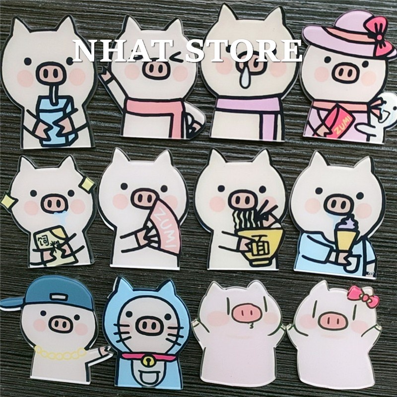 Huy hiệu balo, Pin Cài Áo mẫu hoạt hình cực yêu - Cài áo CA9