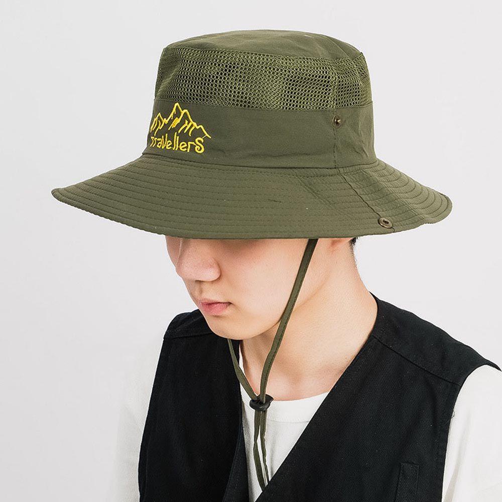 DARNELL Mũ Tai Bèo Cotton Chống Nắng Thời Trang Mùa Hè Cho Nam