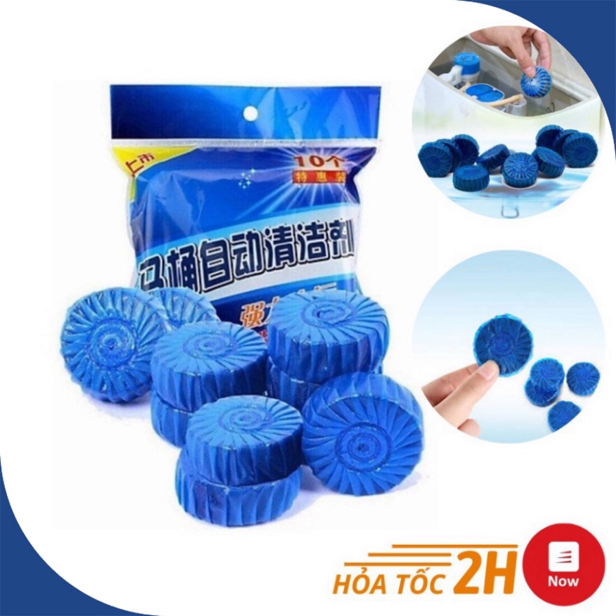 Combo 10 Viên Thả Bồn Cầu, Toilet Duyệt Khuẩn, Khử Mùi Cao Cấp