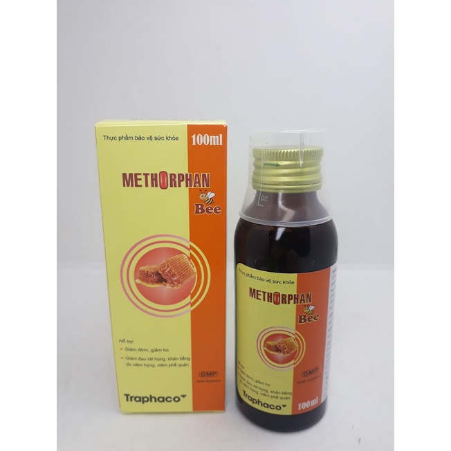 Siro ho METHORPHAN Bee Chai 100ml - Giảm Đờm, Giảm Ho , Rát Họng , Khản Tiếng