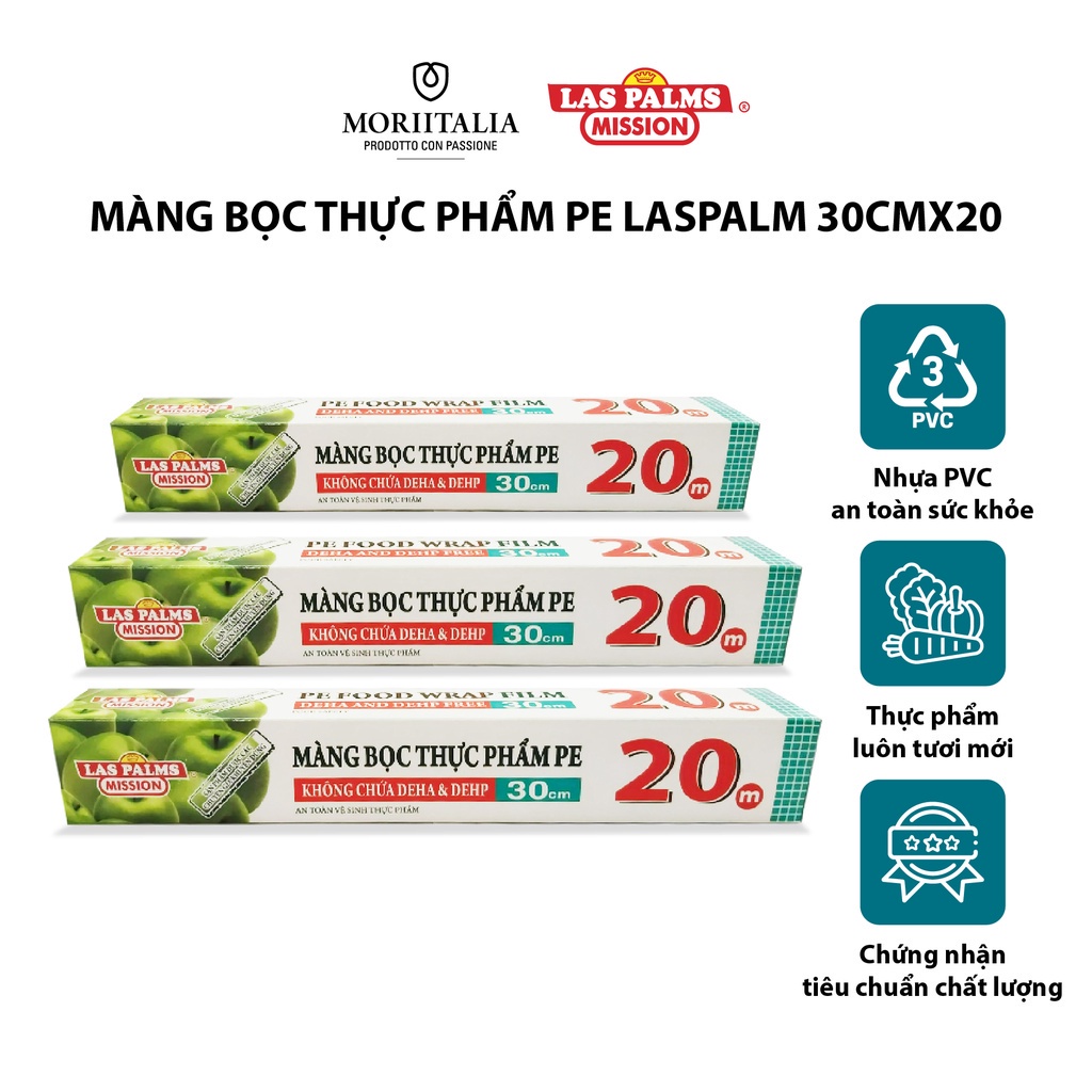 Màng bọc thực phẩm PE Laspalm chính hãng Moriitalia MBTP00006057