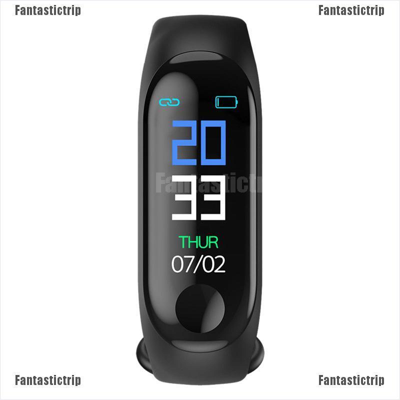 Đồng Hồ Thông Minh M3 Theo Dõi Sức Khỏe Kèm Phụ Kiện