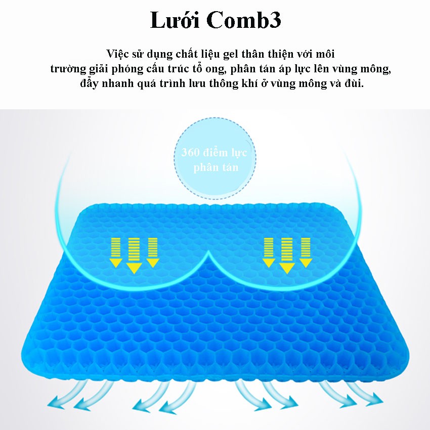 Đệm, Đệm Ngồi Gel Lưới Thoáng Khí, Lót Ghế Văn Phòng, Ô Tô - AUTO..BEN | BigBuy360 - bigbuy360.vn