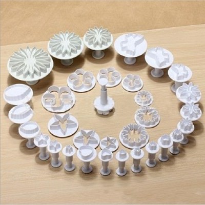 Bộ dụng cụ tạo hình bánh quy fondant 33 chi tiết - 46 chi tiết