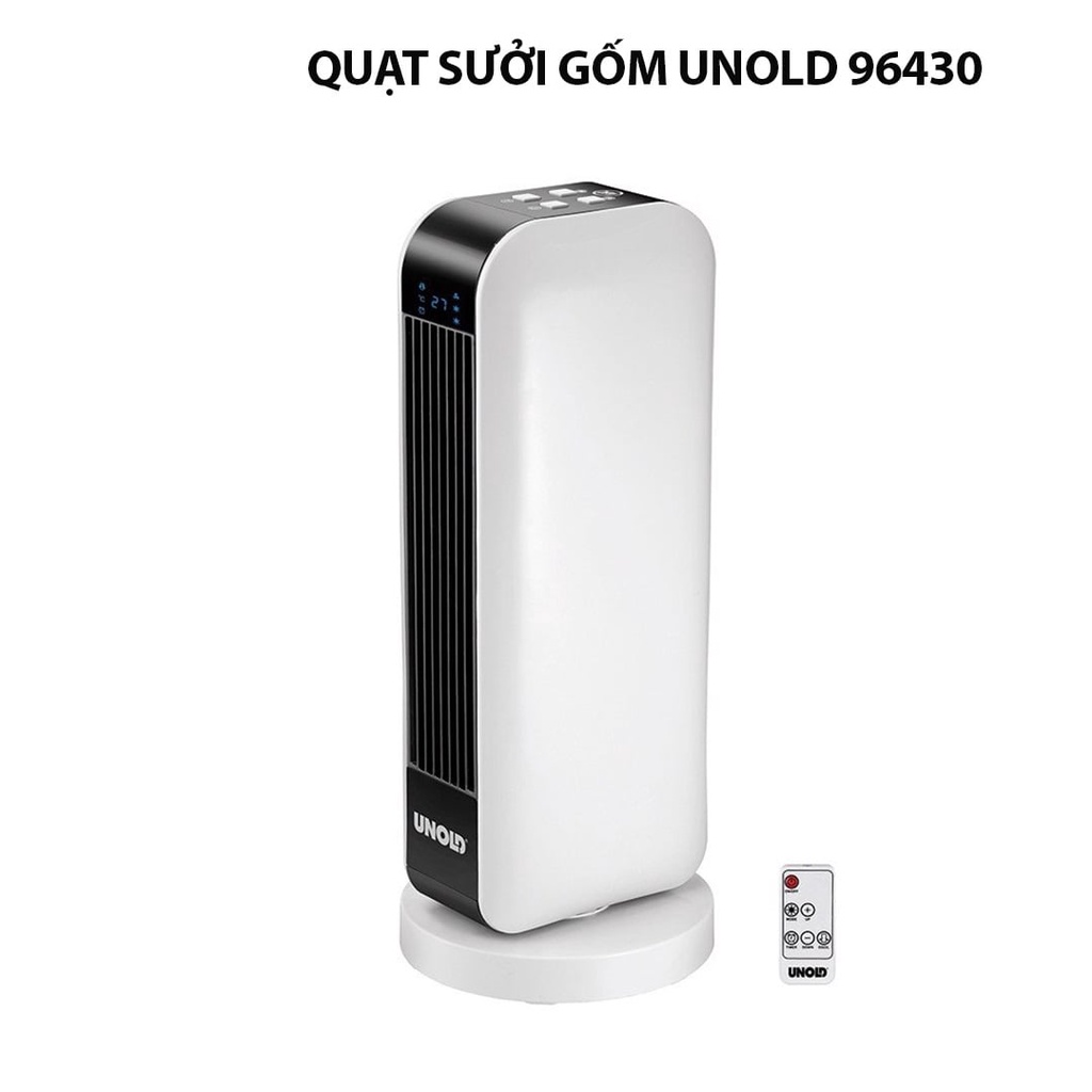 Quạt sưởi Unold 96430 Keramik-Heizlufter Design (Hàng Đức)