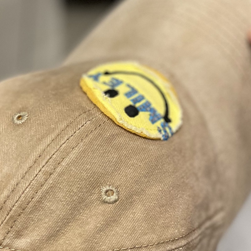 Nón Lưỡi Trai Họa Tiết Mặt Cười Dễ Thương Phong Cách Hàn Quốc 2022