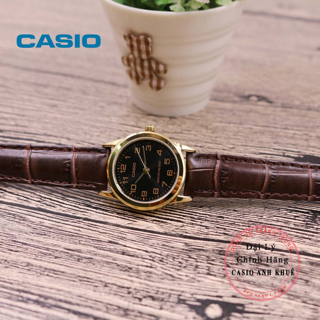 Đồng hồ nữ Casio LTP-V001GL-1BUDF dây da