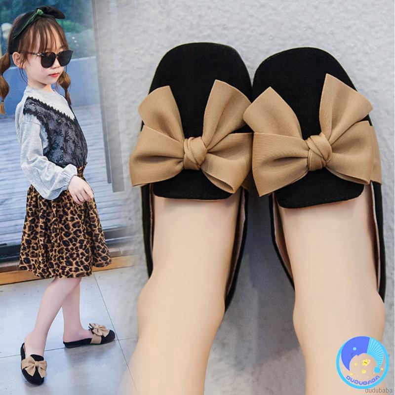 Giày Búp Bê Da Pu Đế Mềm Cho Bé Gái