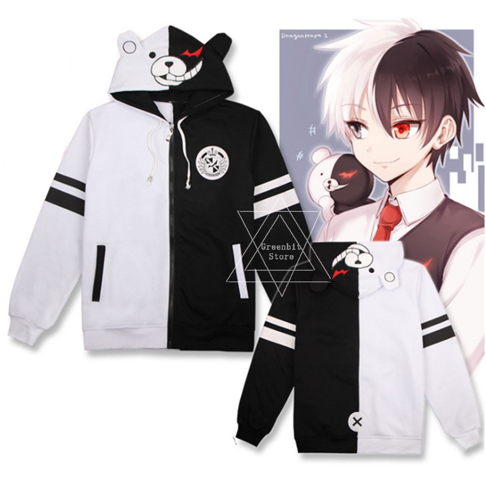 Áo khoác hóa trang nhân vật Monokuma trong Danganronpa: Trigger Happy Havoc Cosplay