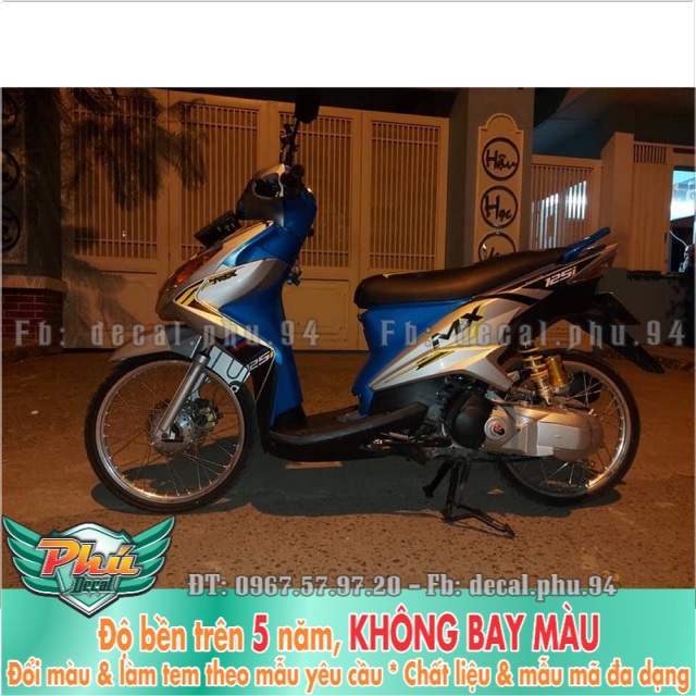 Tem rời Luvias Bạc xanh Mx