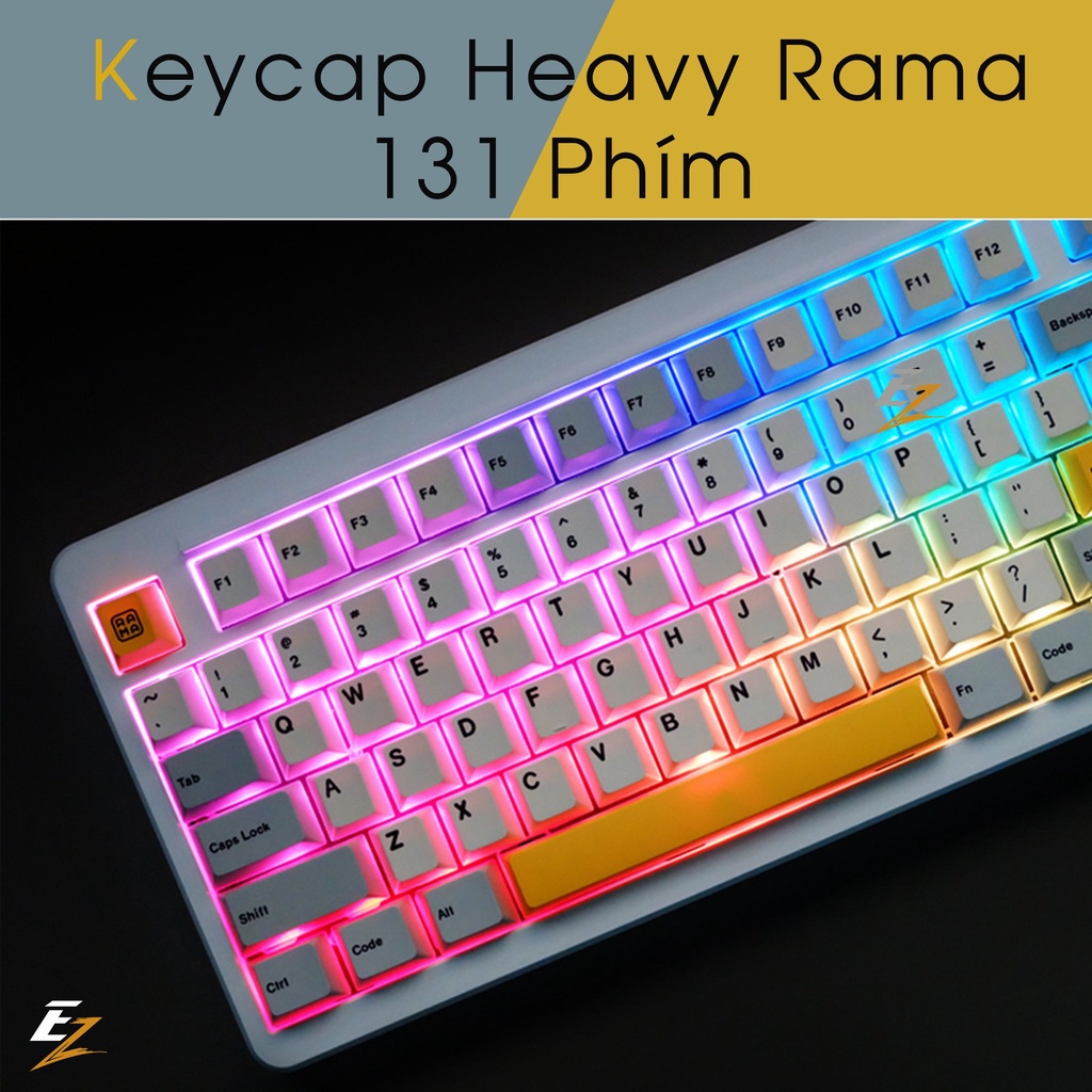 Keycap Heavy Rama Thick PBT Cherry Profile 131 Phím