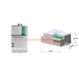 Công tắc đèn cầu thang cảm ứng vi sóng RS02D (SHOP 3S)